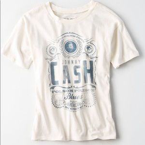 Johnny Cash Band tee American Eagle
